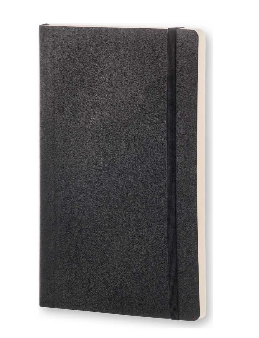 Notes A5 MOLESKINE 13x21 cm Crni (meke korice, na tačkice) 