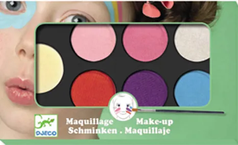 Kreativni set PALETA 6 BOJA ZA ŠMINKANJE 