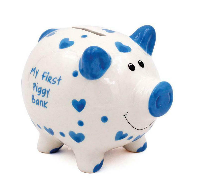 Kasica MY FIRST BANK Piggy, plava 
