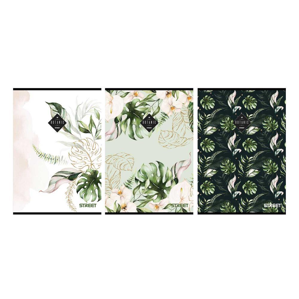 Sveska A5 na linije sa marginom BOTANIC 54 str 