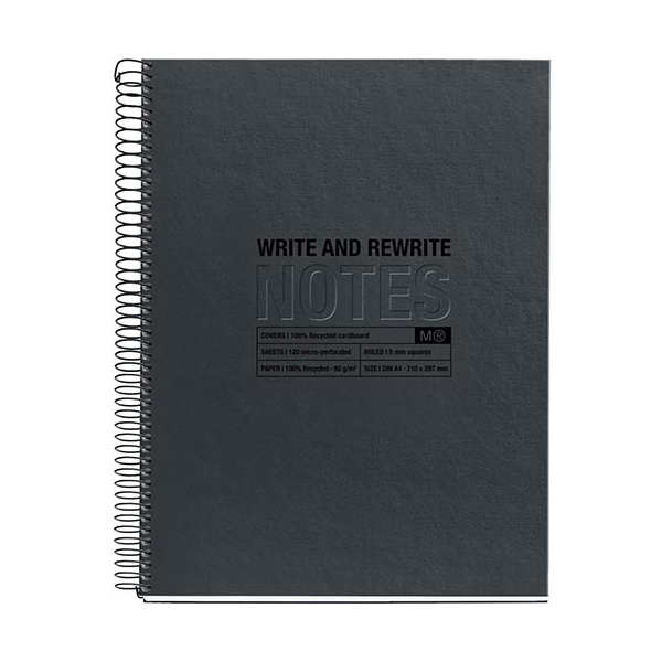 MIQUELRIUS JUST BLACK Notes A4, linije 