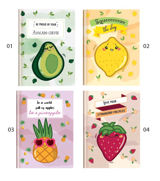 Sveska FRUITY A4, meki povez 52L 