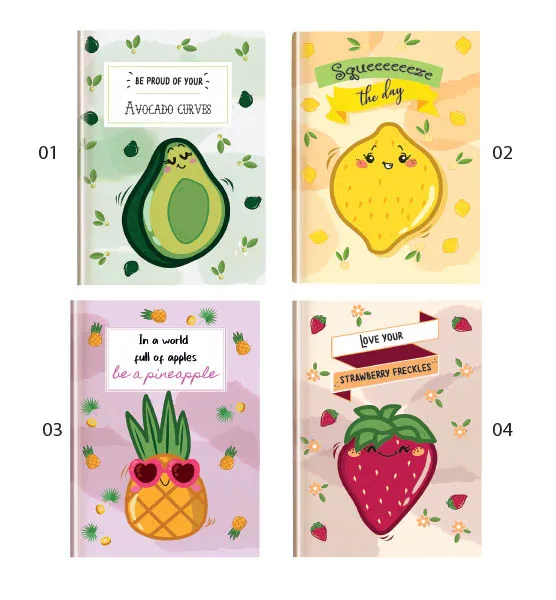Sveska FRUITY A5, meki povez 52L 
