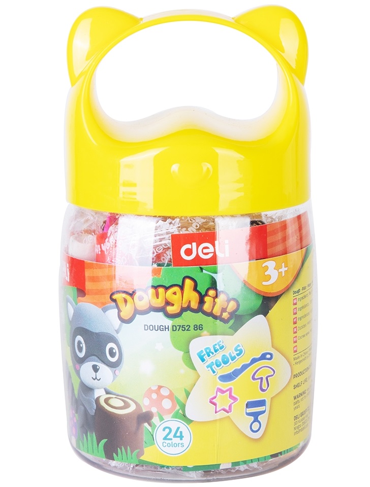 MASA ZA MODELIRANJE 24 boje u pvc kantici 