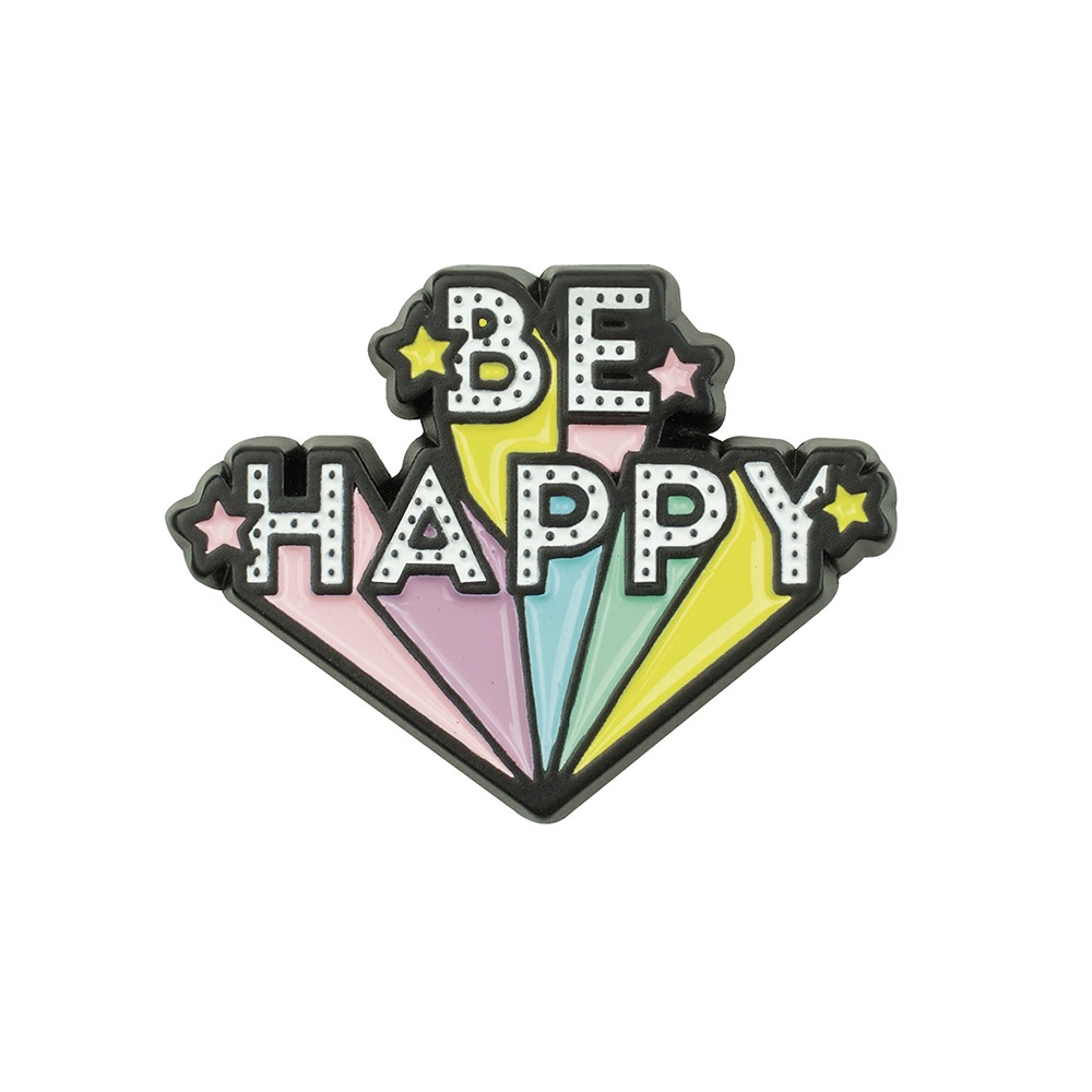 Set ENAMEL STICKERS BE HAPPY 