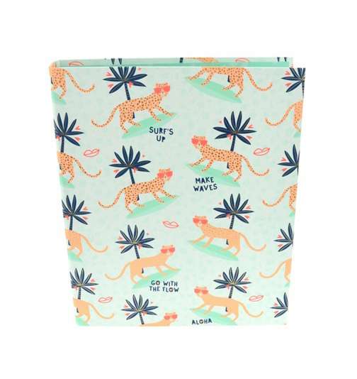 Registrator za dokumenta sa palmama i gepardom: PP RINGBINDER 2RINGS FSC 