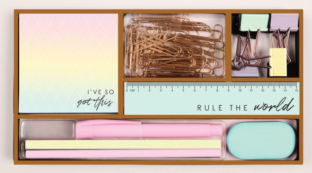 Kancelarijski komplet za žene: STAT MIXED DESK SET 