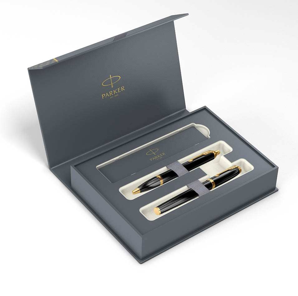 Poklon set PARKER ROYAL DUO IM Black GT (hemijska i penkalo) 