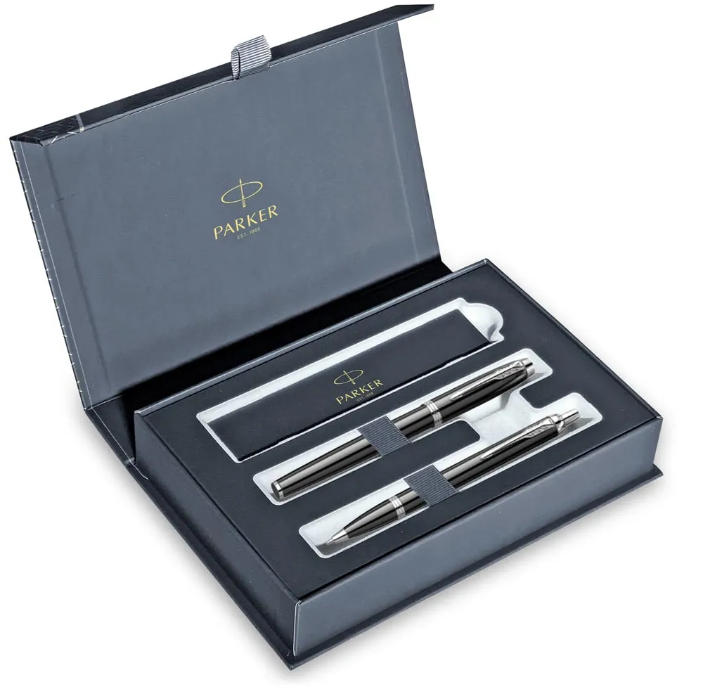 Poklon set PARKER ROYAL DUO IM Black CT (hemijska i roler) 