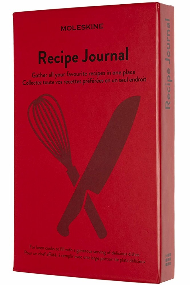 Notes Recipe Journal A5 MOLESKINE 13x20 cm Crveni (tvrde korice) 