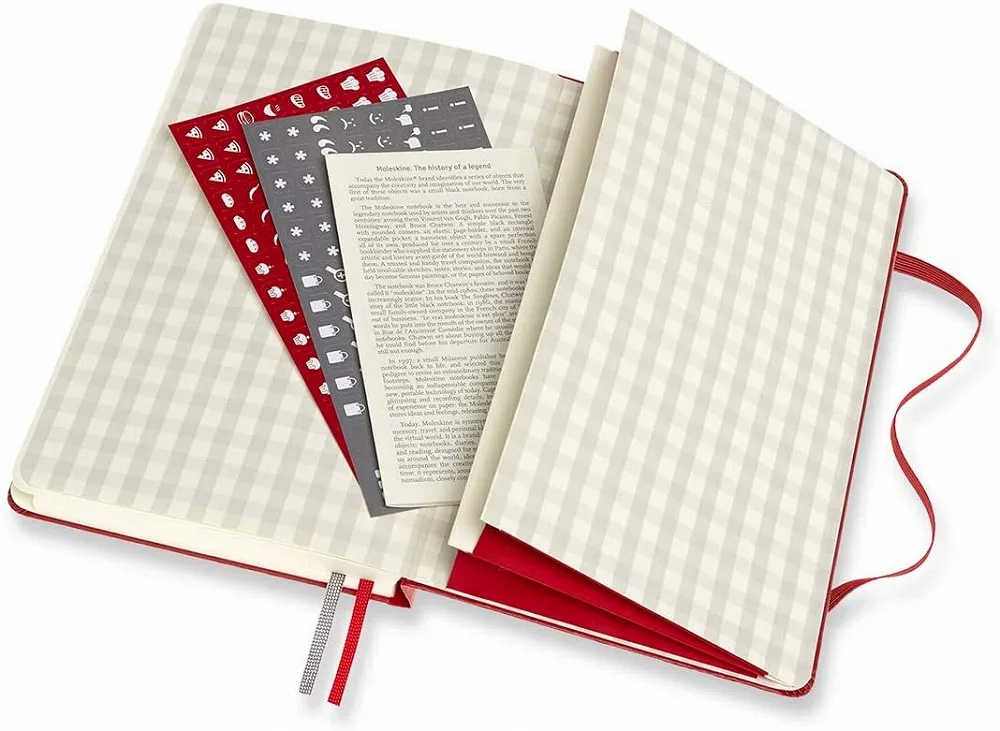 Notes Recipe Journal A5 MOLESKINE 13x20 cm Crveni (tvrde korice) 