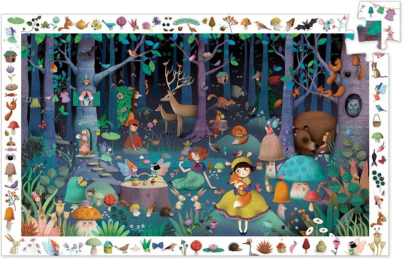 DJECO puzzle ZAČARANA ŠUMA 