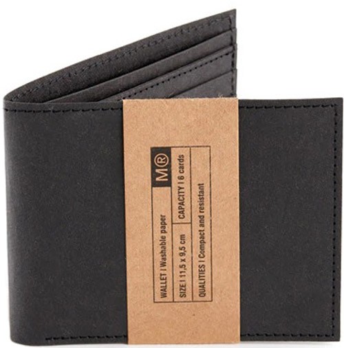 NOVČANIK WASHABLE PAPER JUST BLACK - MIQUELRIUS 