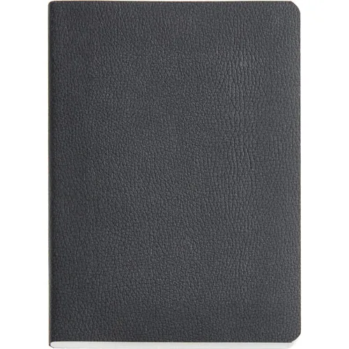 MIQUELRIUS sveska RECYCLED LEATHER CRNA 