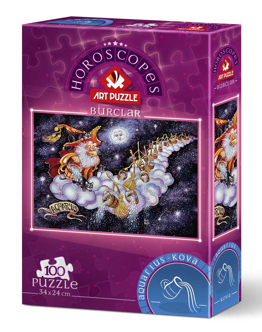 Aquarius Elf Puzzle – 1000 Teile Slim Format, Fertig 30,5 X 91,4 Cm, Buntes Motiv