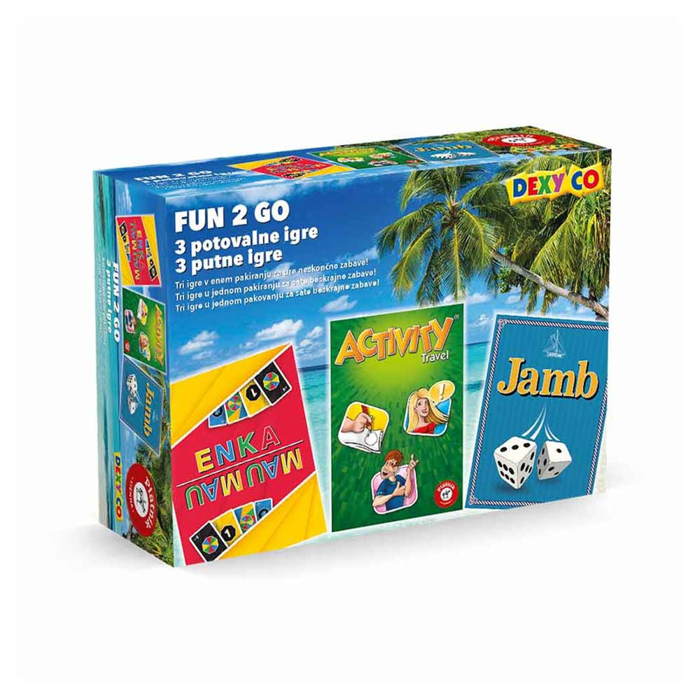 Set društvenih igara JAMB, MAU MAU I ACTIVITY 