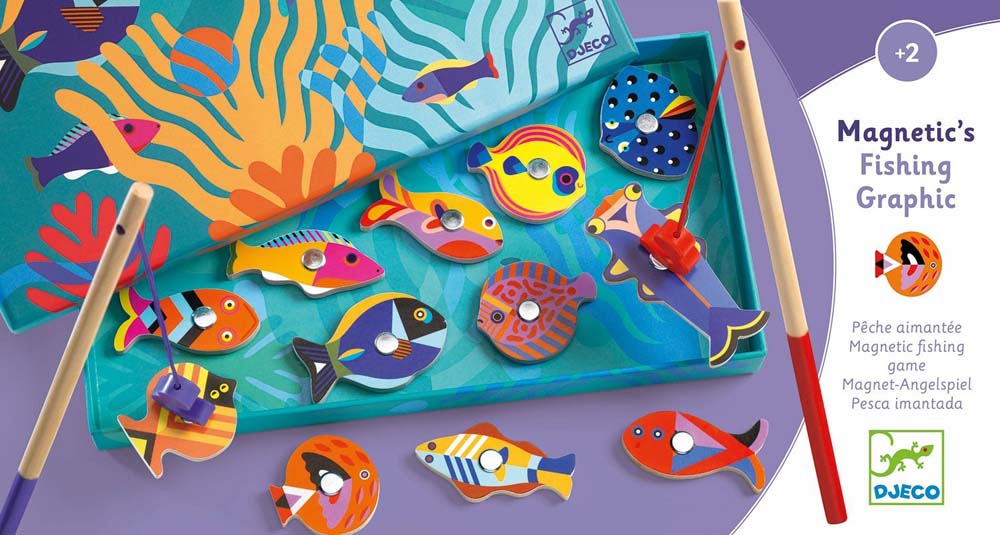 Drvena igračka sa magnetima FISHING 