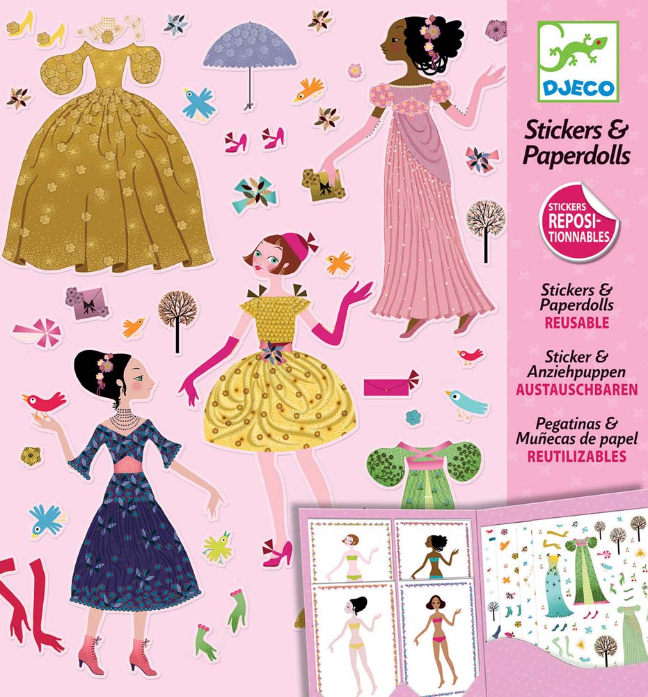 Kreativni set PAPER DOLLS DRESSES 