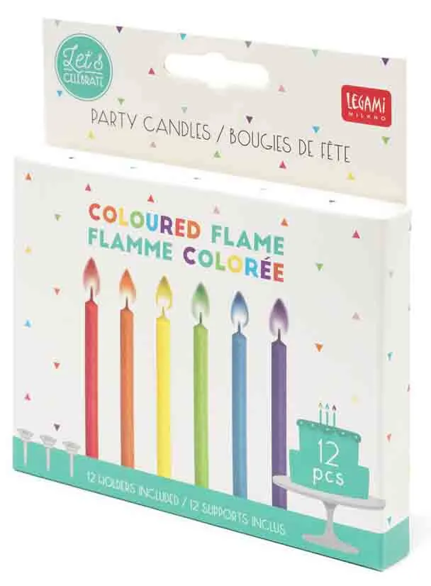 Rodjendanske svećice sa plamenom u boji 