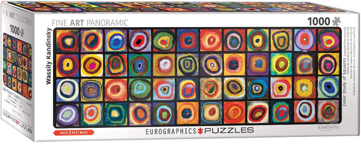 Puzzle COLOR STUDY OF SQUARES - PANO 1000 kom 