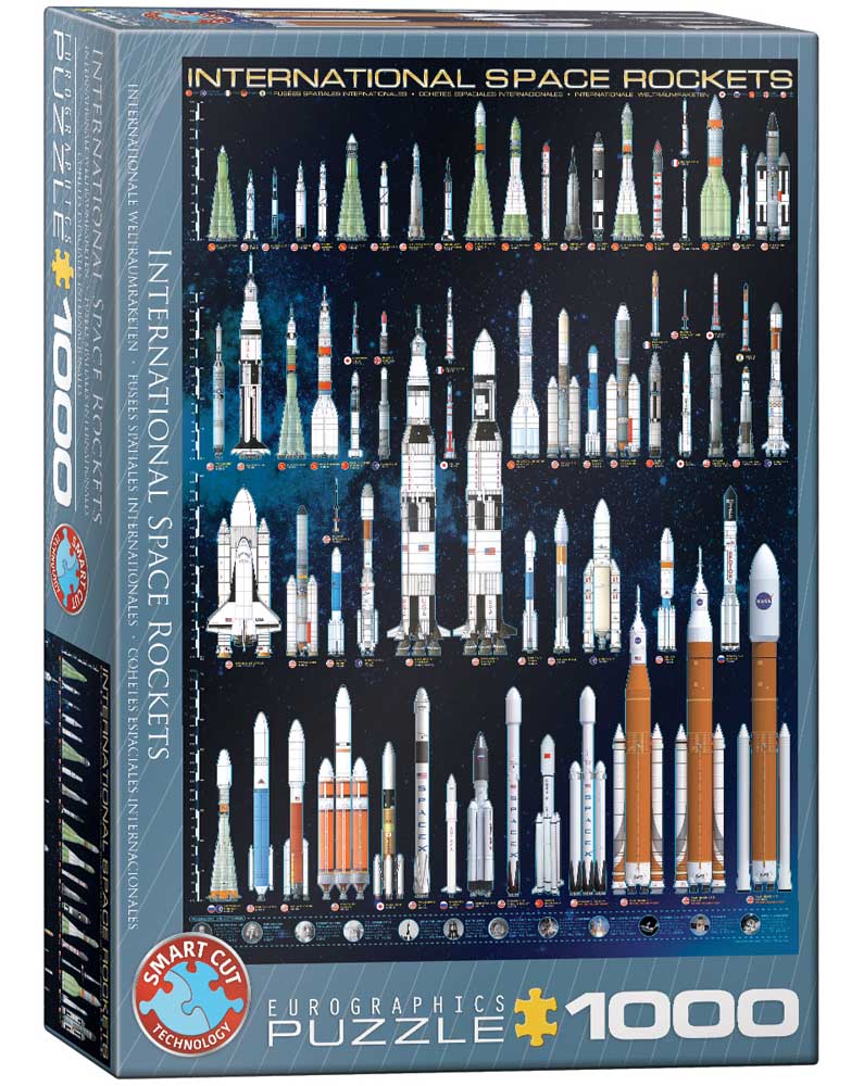Puzzle INTERNATIONAL SPACE ROCKETS 1000 kom 