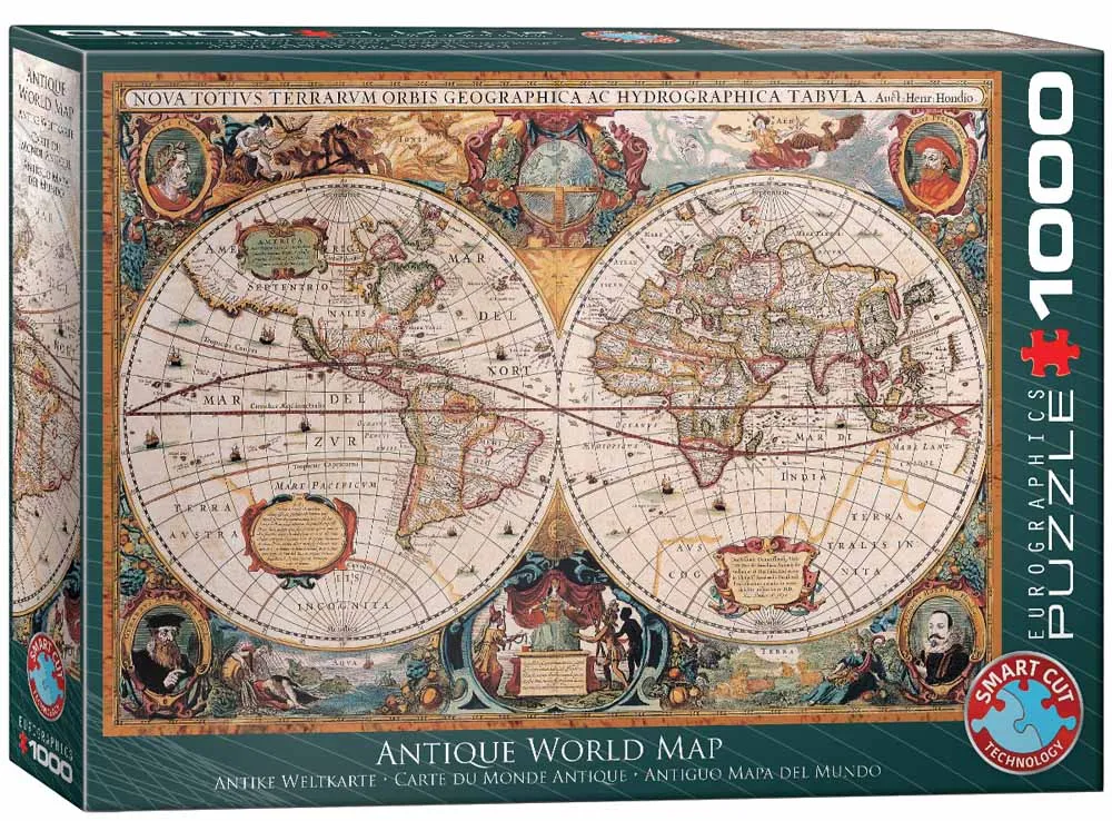 Puzzle GEOGRAFSKA MAPA SVETA 1000 kom 