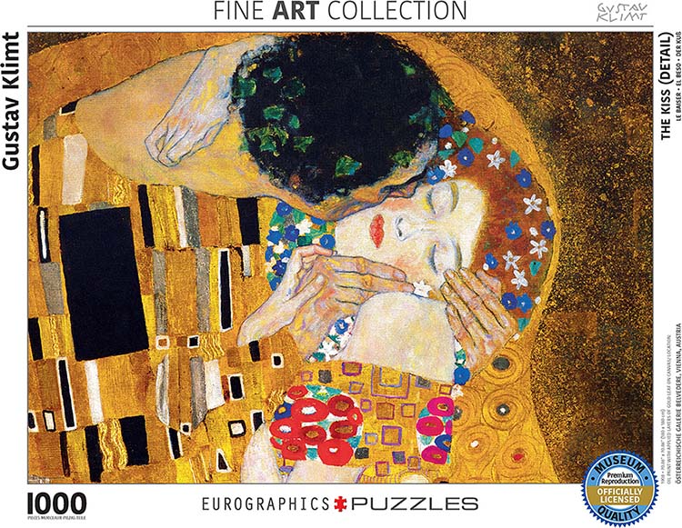 Puzzle THE KISS (DETAIL) 1000kom 