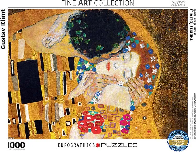 Puzzle THE KISS (DETAIL) 1000kom 