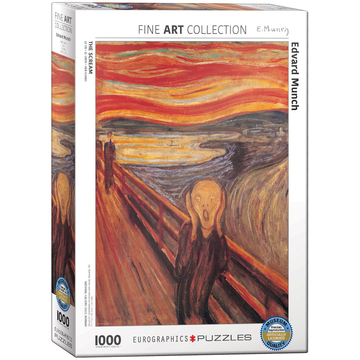 Puzzle THE SCREAM BY EDVARD MUNCH 1000kom 