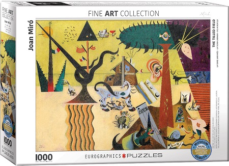 Puzzle THE TILLED FIELD BY JOAN MIRO 1000kom 