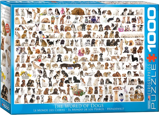 Puzzle THE WORLD OF DOGS 1000kom 
