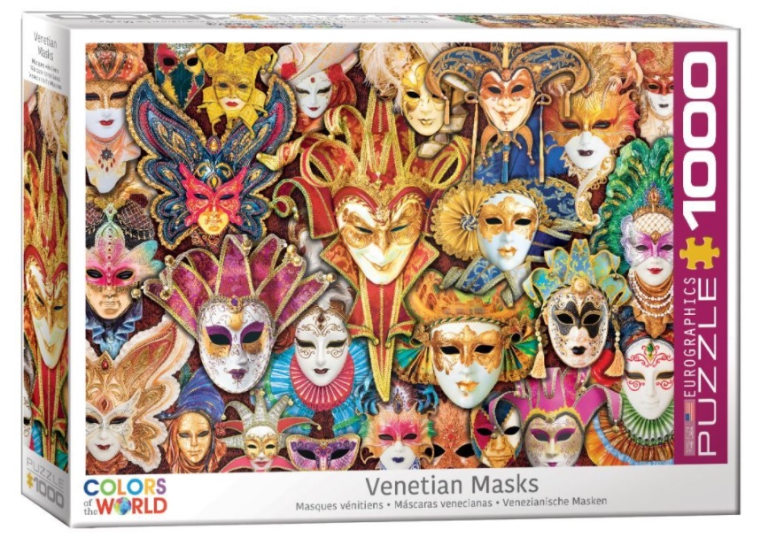Puzzle VENICE CARNIVAL MASKS 1000kom 