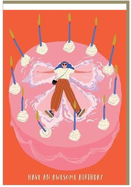 Čestitka AWESOME CAKE BIRTHDAY 