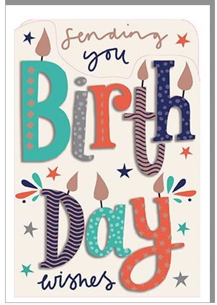Čestitka BIRTHDAY WISHES STARS 