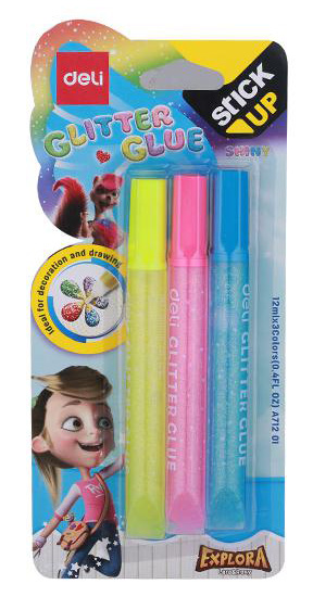 LEPAK GLITTER NEON 12ml 3 boje 