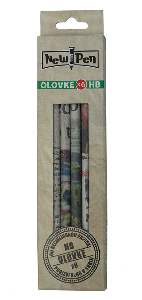 Eko grafitne olovke HB 1/6 NEW PEN 