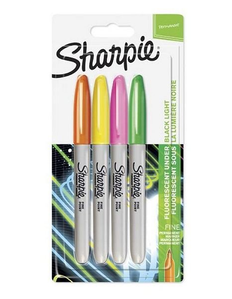 SHARPIE set markera UV Neon 4/1 