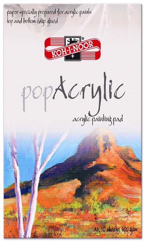 Blok AKRIL KOH - I - NOOR A4, 10 listova 