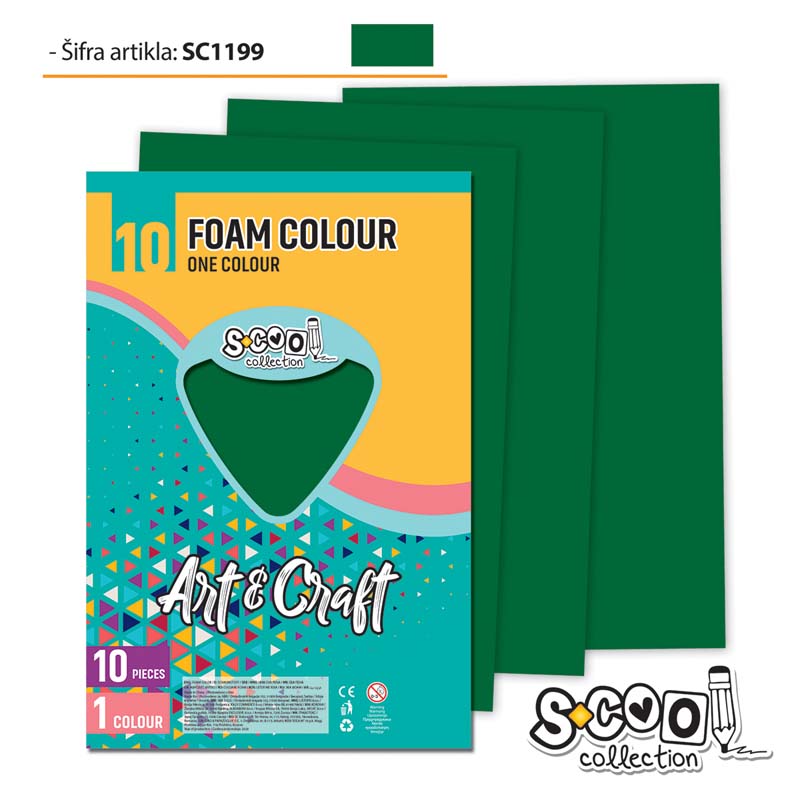 EVA PENA TAMNO ZELENA 