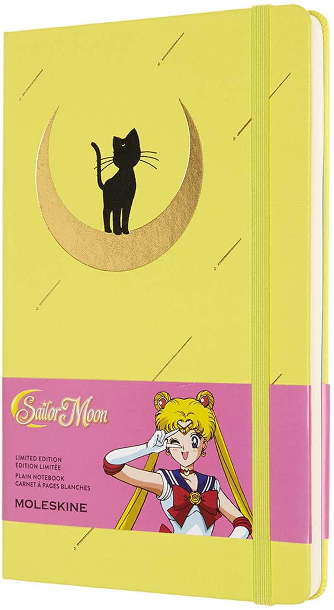 Notes A5 MOLESKINE Sailor moon- Luna cat 