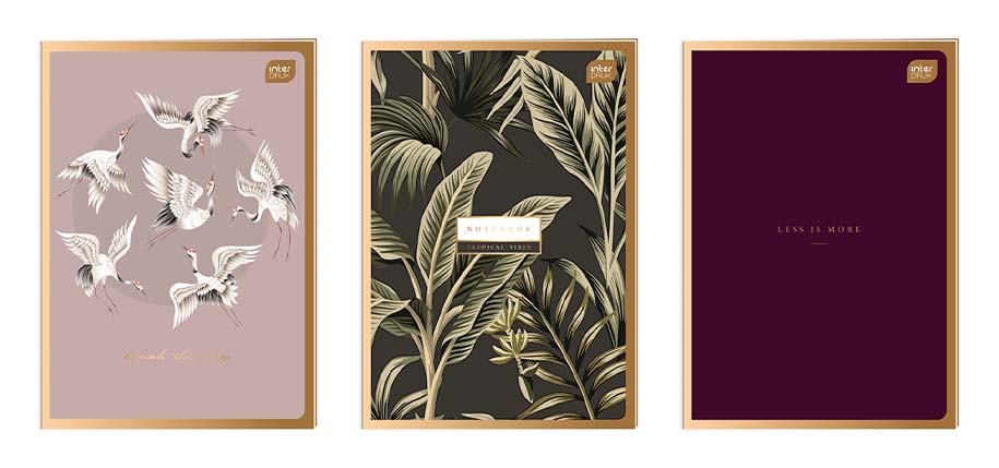 Sveska A4 SATIN GOLD (više vrsta) 