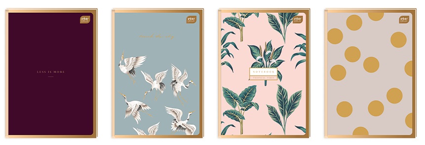 Sveska A6 SATIN GOLD 