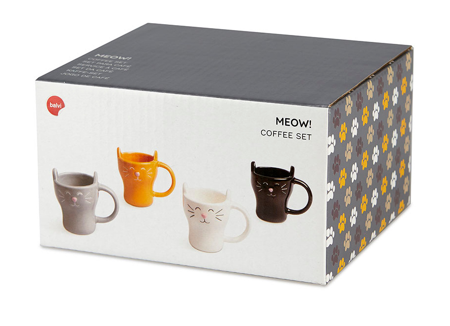 Set četiri šoljice za espresso MACE 90ml 