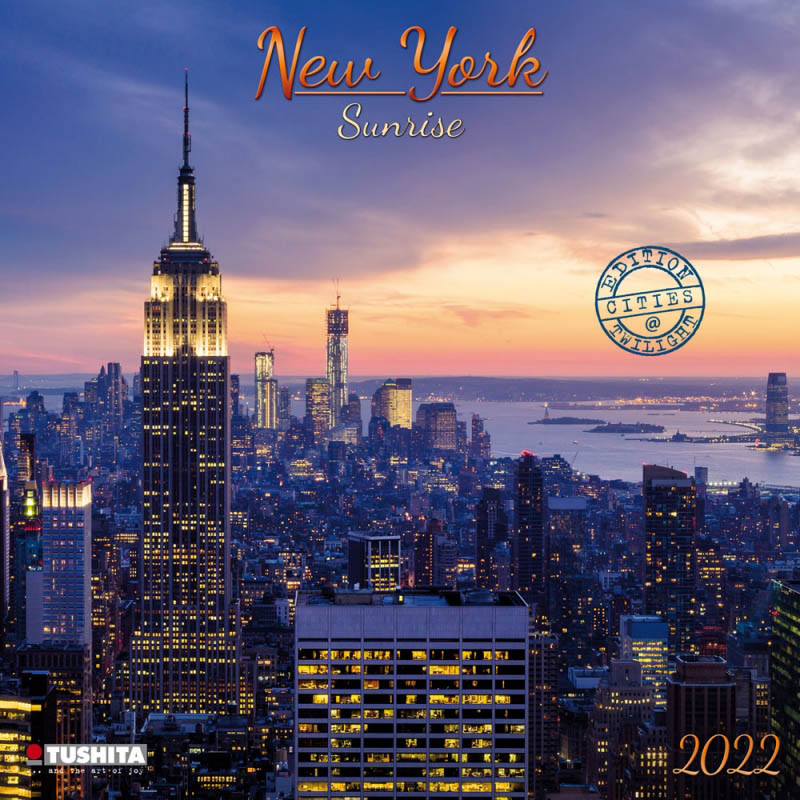 Zidni kalendar NEW YORK SUNRISE 2022 