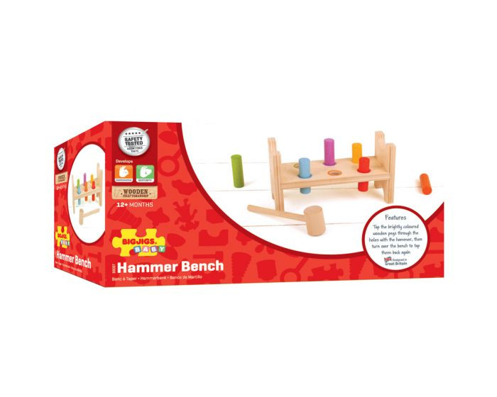 Drvena igračka HAMMER BENCH 