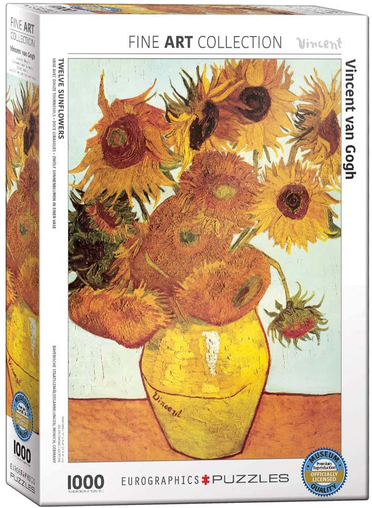 Slagalica TWELVE SUNFLOWERS BY VAN GOGH 1000 kom 
