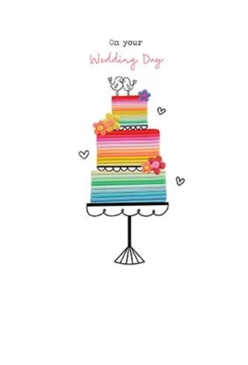 Čestitka WEDDING CAKE 