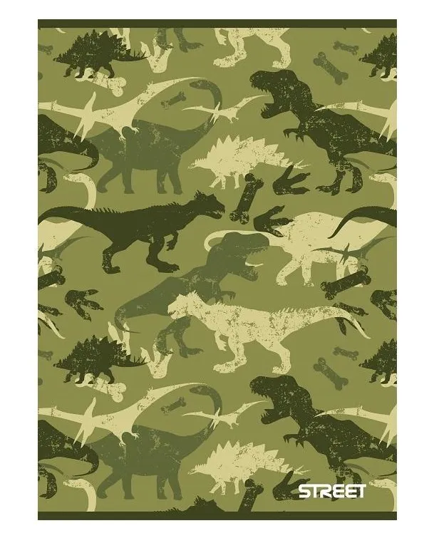 DINOSAURS SVESKA A4/54L/LINIJE SA MARGI 