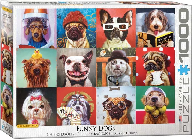 Slagalica FUNNY DOGS - 1000 kom 