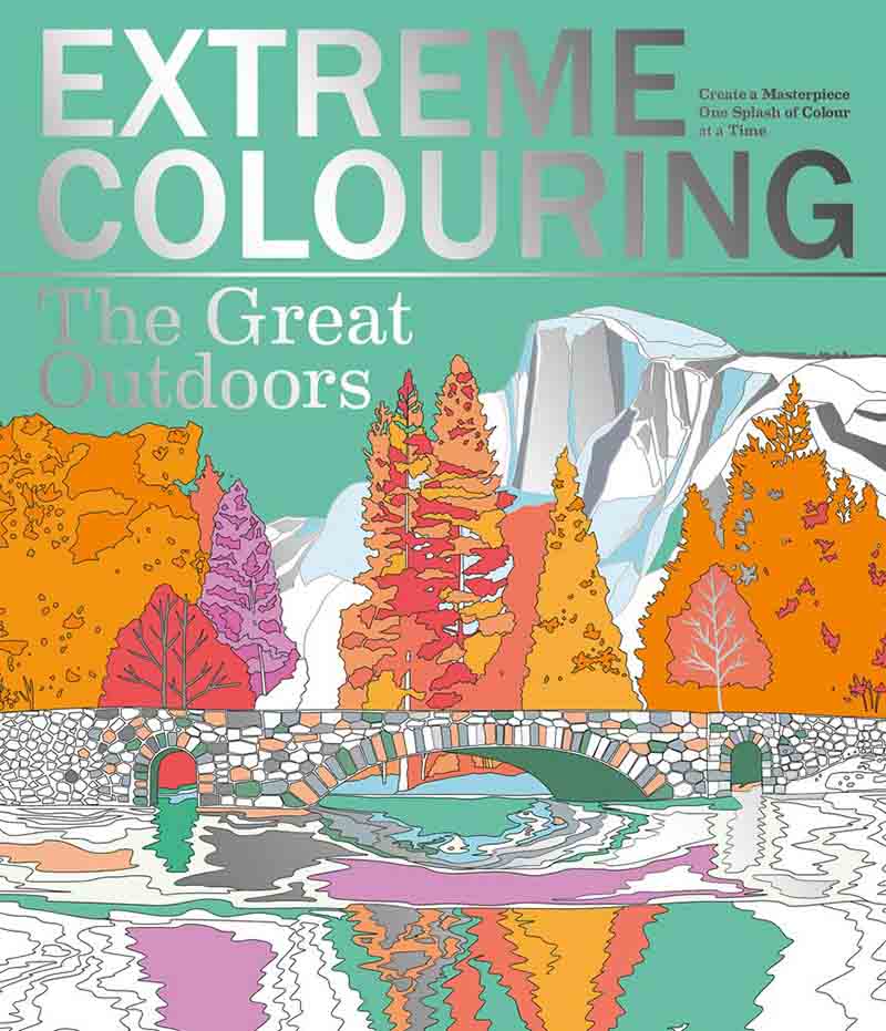 ART THERAPY EXTREME COLOURING THE GREATOUTDOORS 